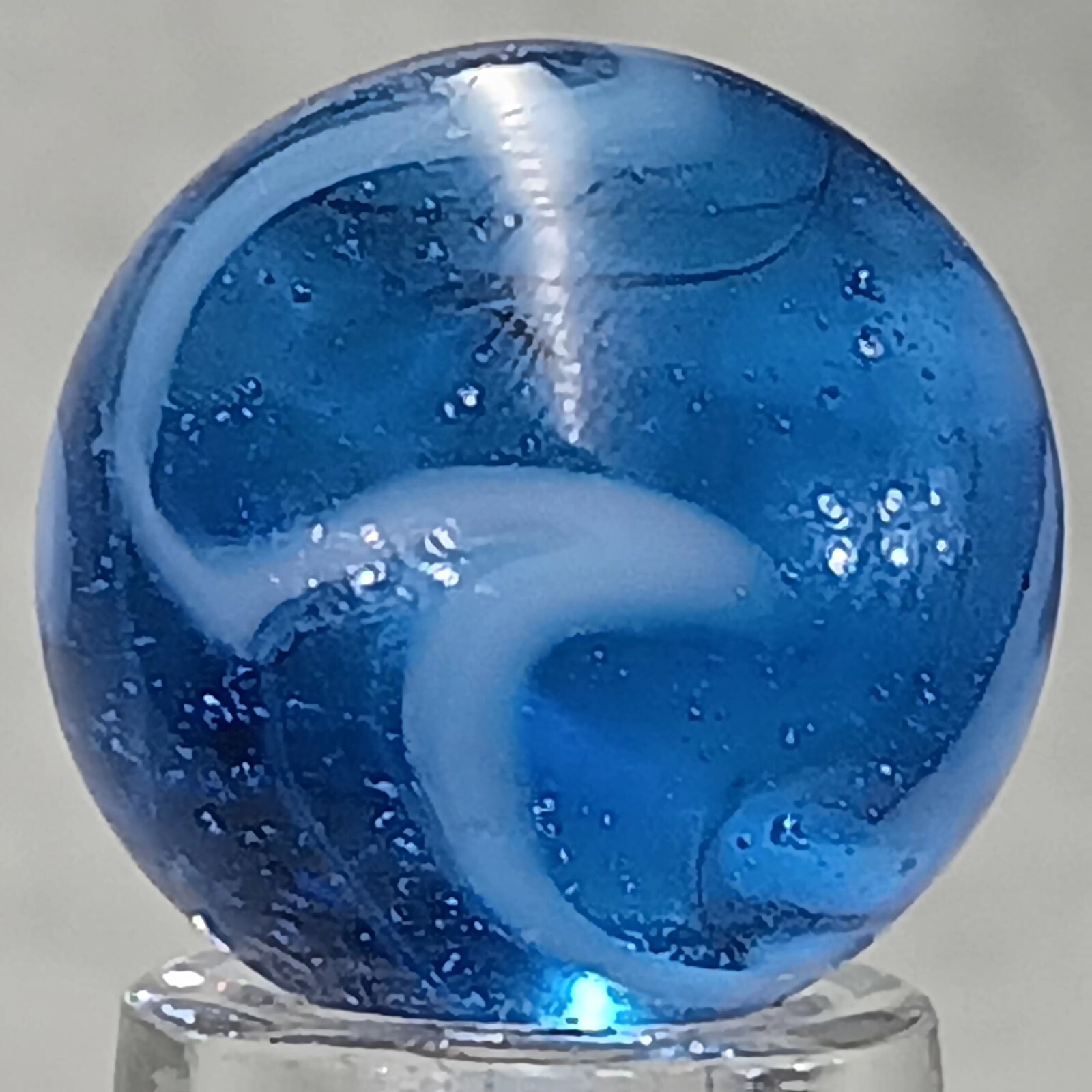 Vintage Champion Swirl Marble .62 Inches Near-Mint Condition