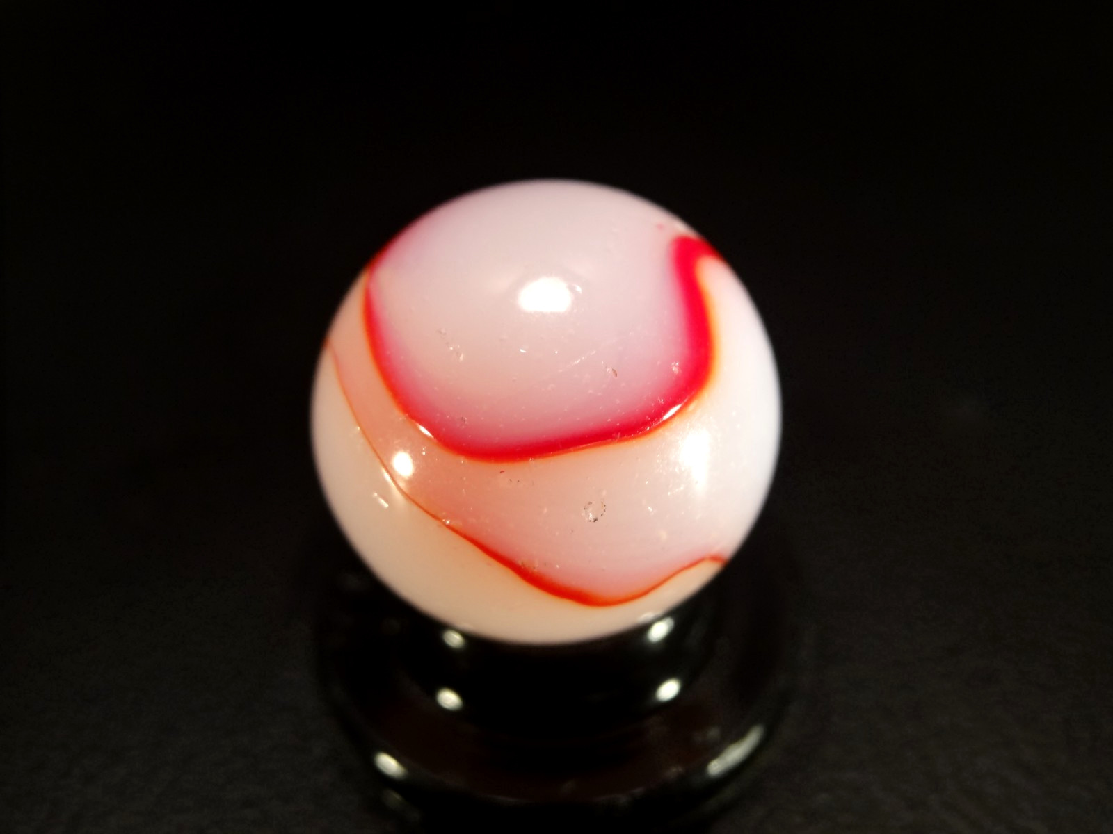 KOKOMO OPALESCENT GLASS CO. Made on the old Peltier machine on OPAL GLASS #2