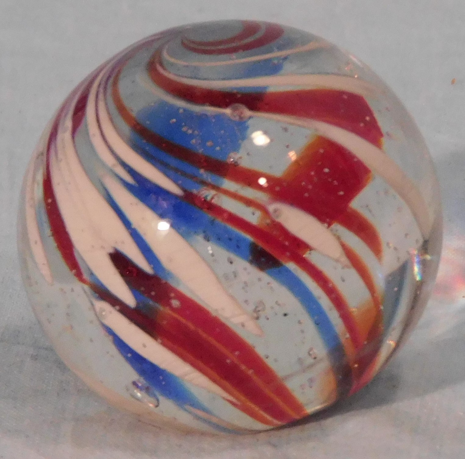 Andy Davis Contemporary Handmade Marble, 1 9/16″ Diameter, #120U