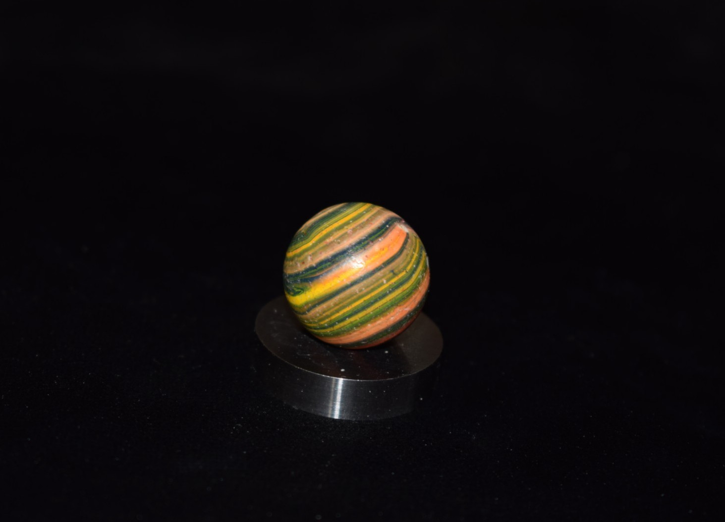 👩🏻➖⏩Handmade Italina Clay Swirl Marble Heavy💪⚫➖⚫ 💪Shooter 🎯 Size .781″