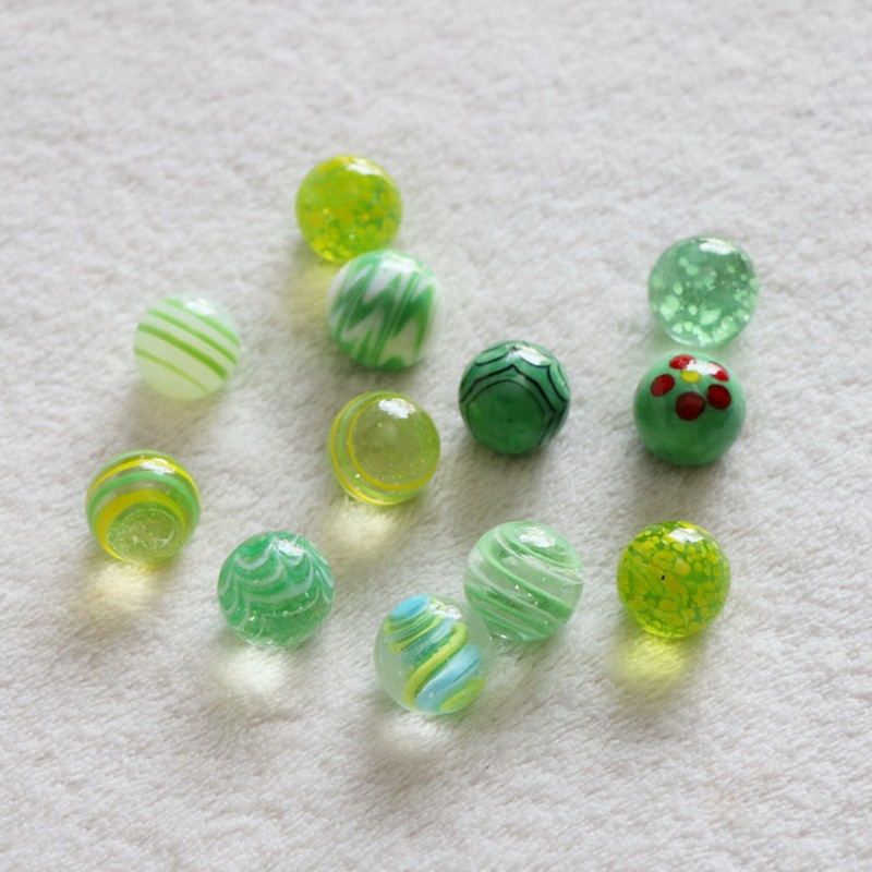16/18mm Glass Marbles Glass Ball Beads Sphere Vase Fish Tank Decor Kids Toy Game