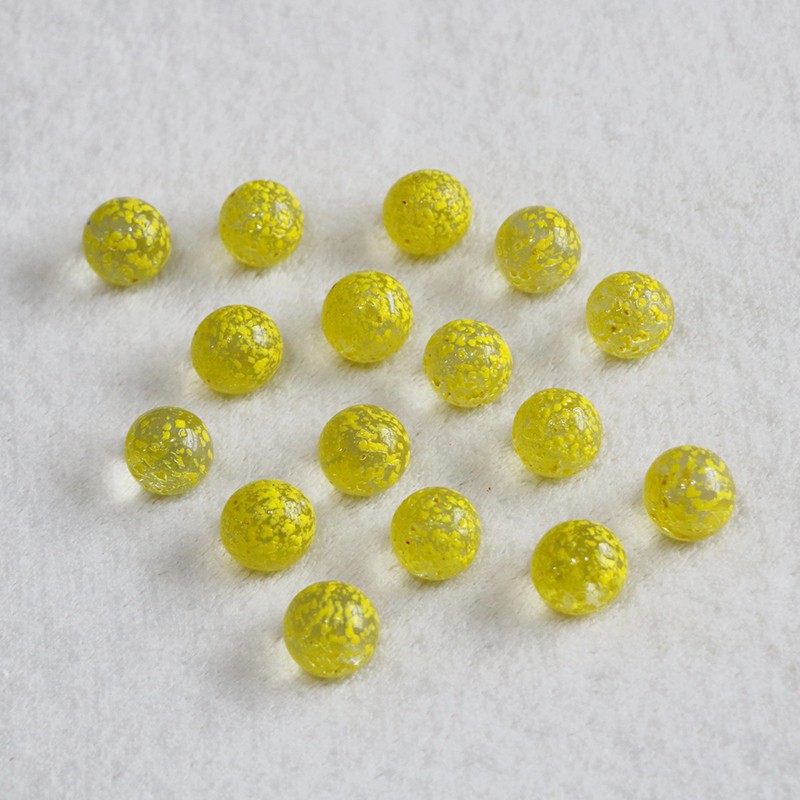 16/25mm Sesame Glass Marbles Beads Vase Filler Aquarium Gravel DIY Craft Decor