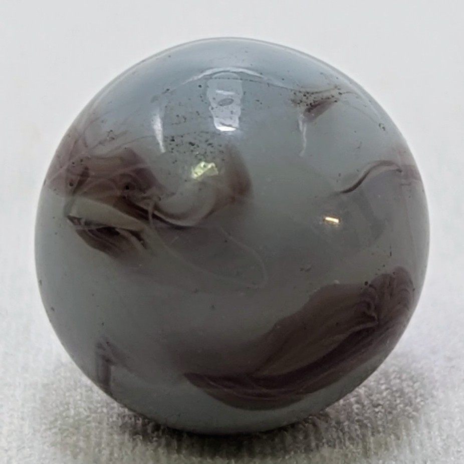Vintage Jackson Marbles Fire Bait Swirl 5/8″ West Virginia Swirl Marble MINT