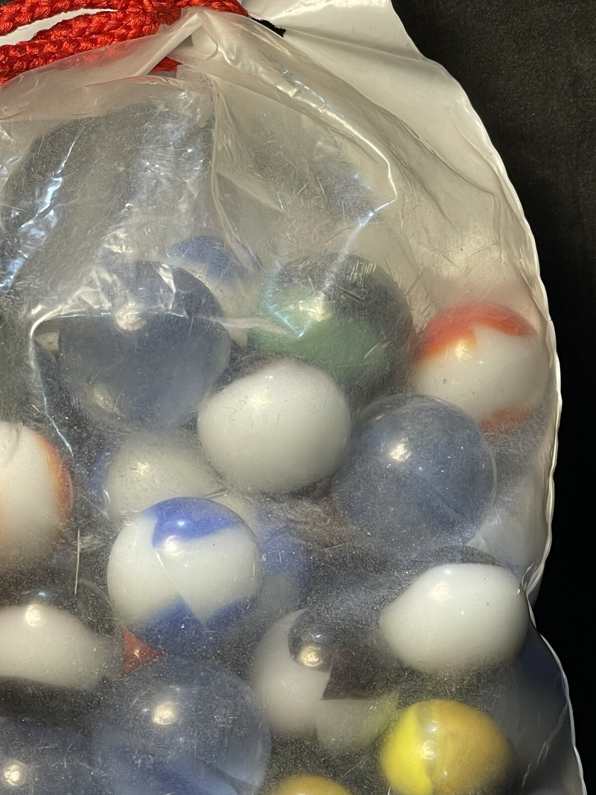 1979 vTg Toy Marbles Marvel Unopened Hulk & Spider-Man Superhero Original String