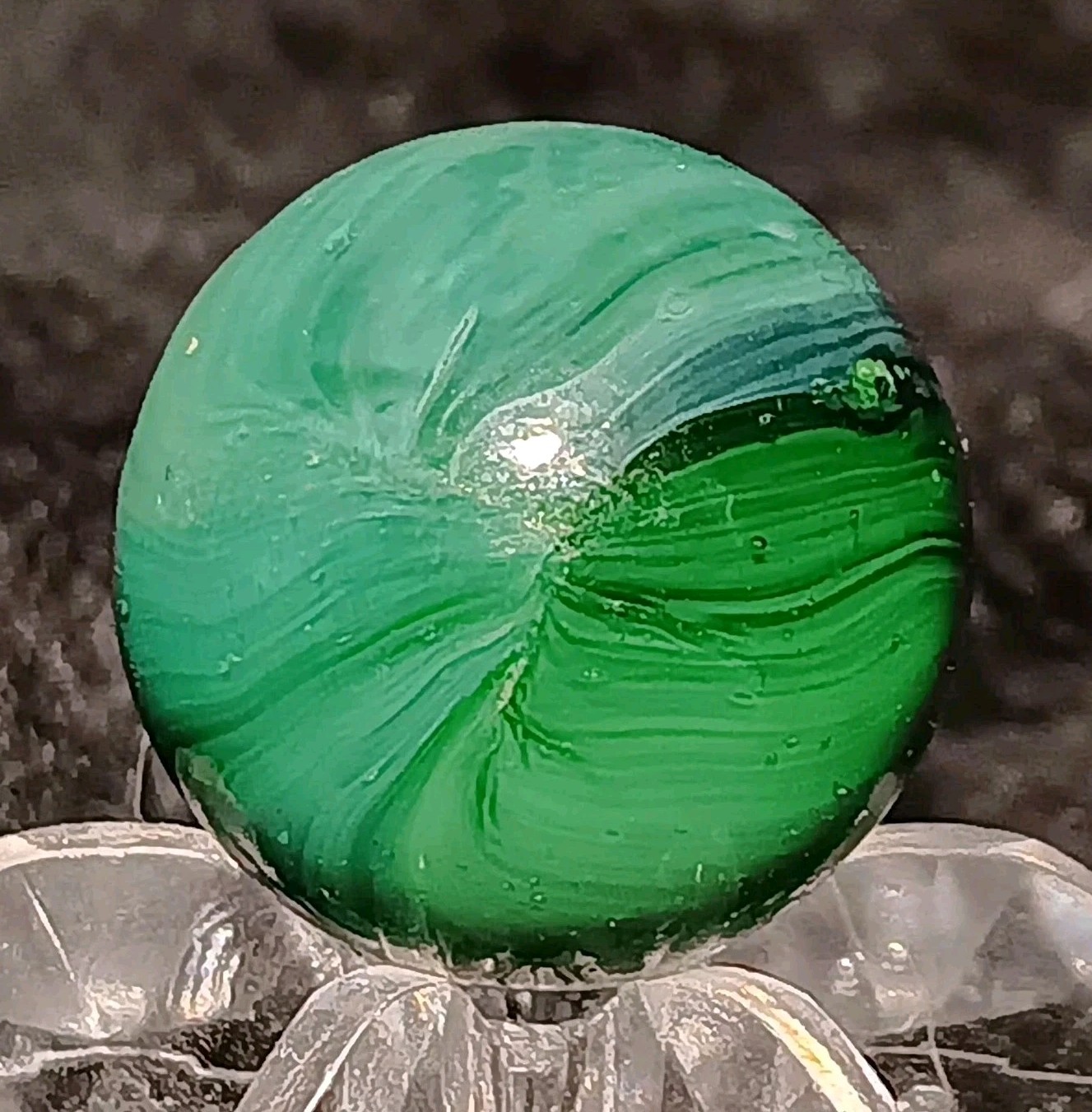 Vintage Master Marble / Master Glass “Alligator Eye” Marble. .59″ Mint. Htf Type