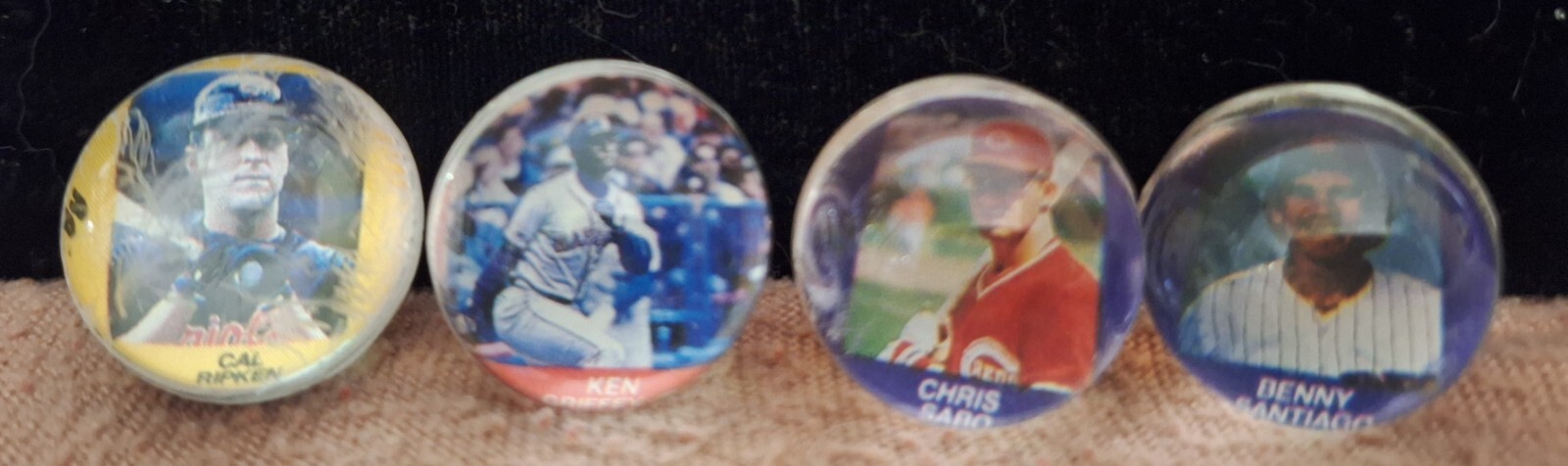 ⚾️1990 SUPERSTAR COLLECTION⚾️19 ACTION MARBLES NOLAN RYAN, RIPKEN JR & MORE!