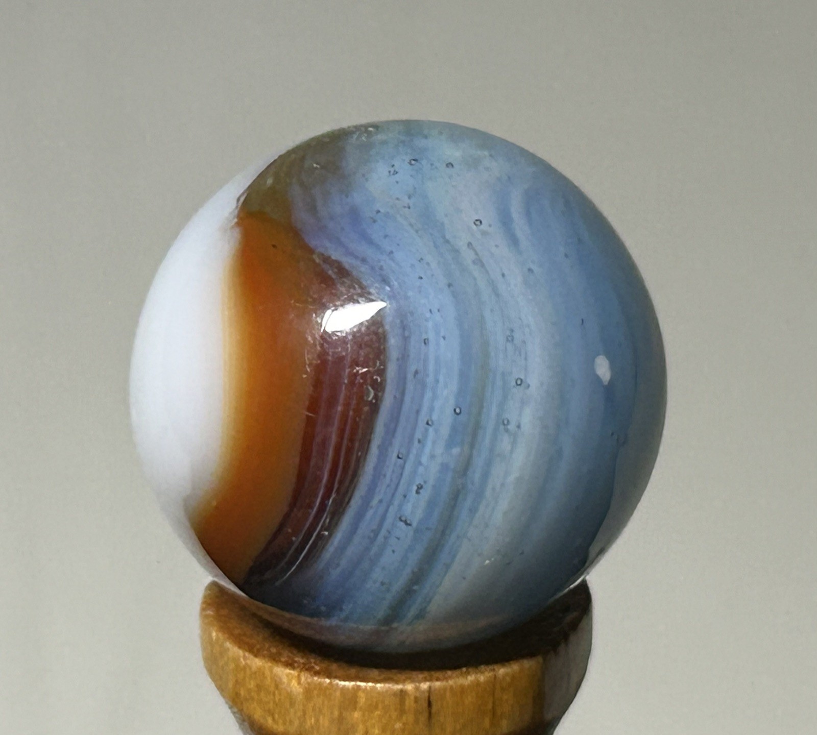 Vitro Agate Tri Lite Marble .62” NM(+)