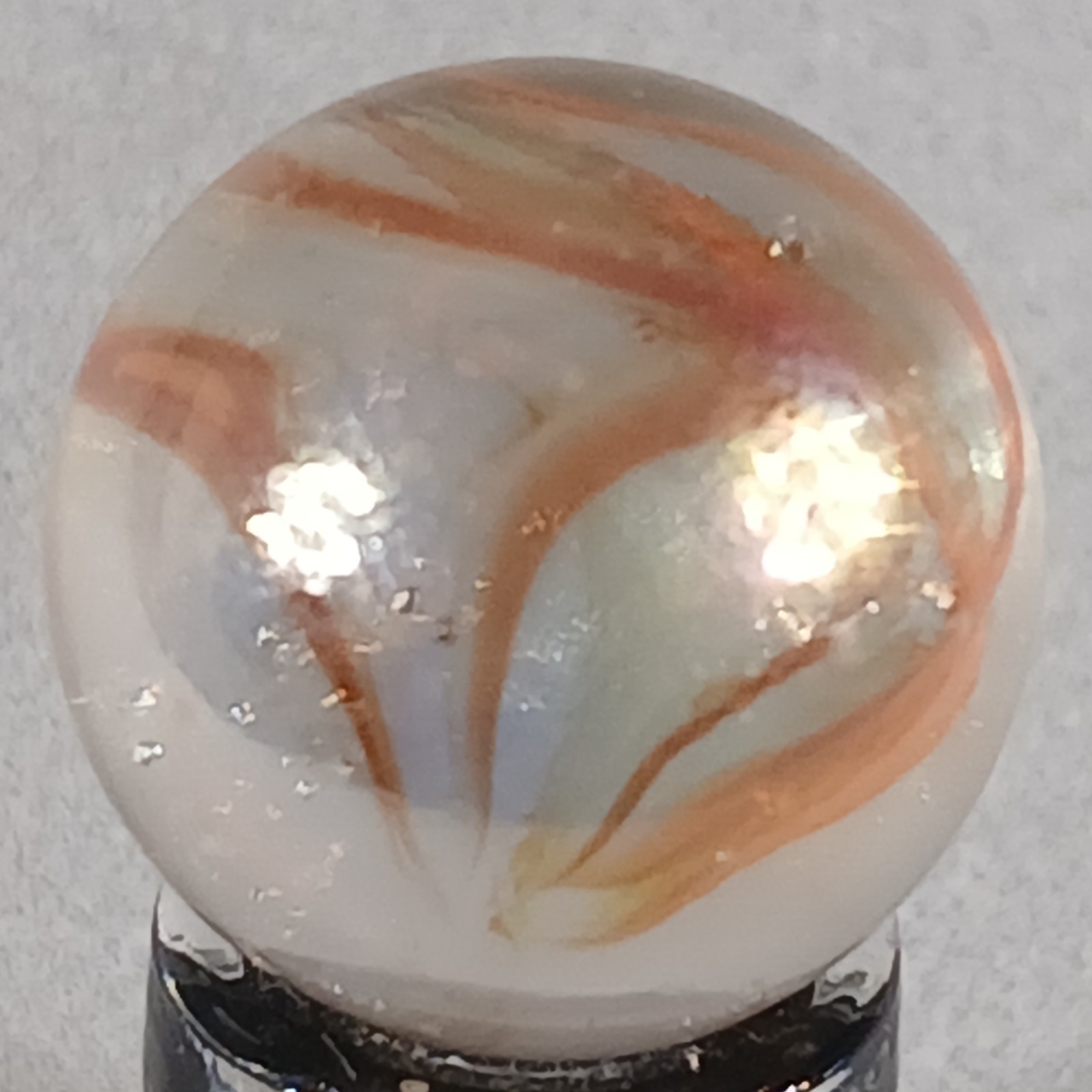 Vintage Imported Iridescent Cat’s Eye .63 Inches Near-Mint Condition