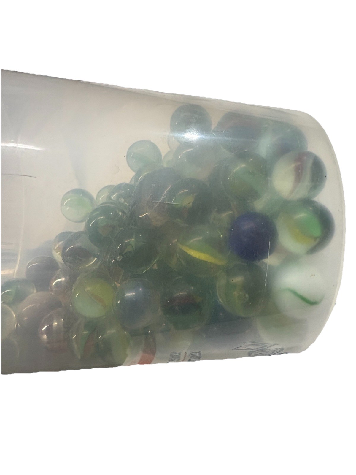 Vintage Glass Marbles Agate Confetti 1960’s Toys Nostalgia