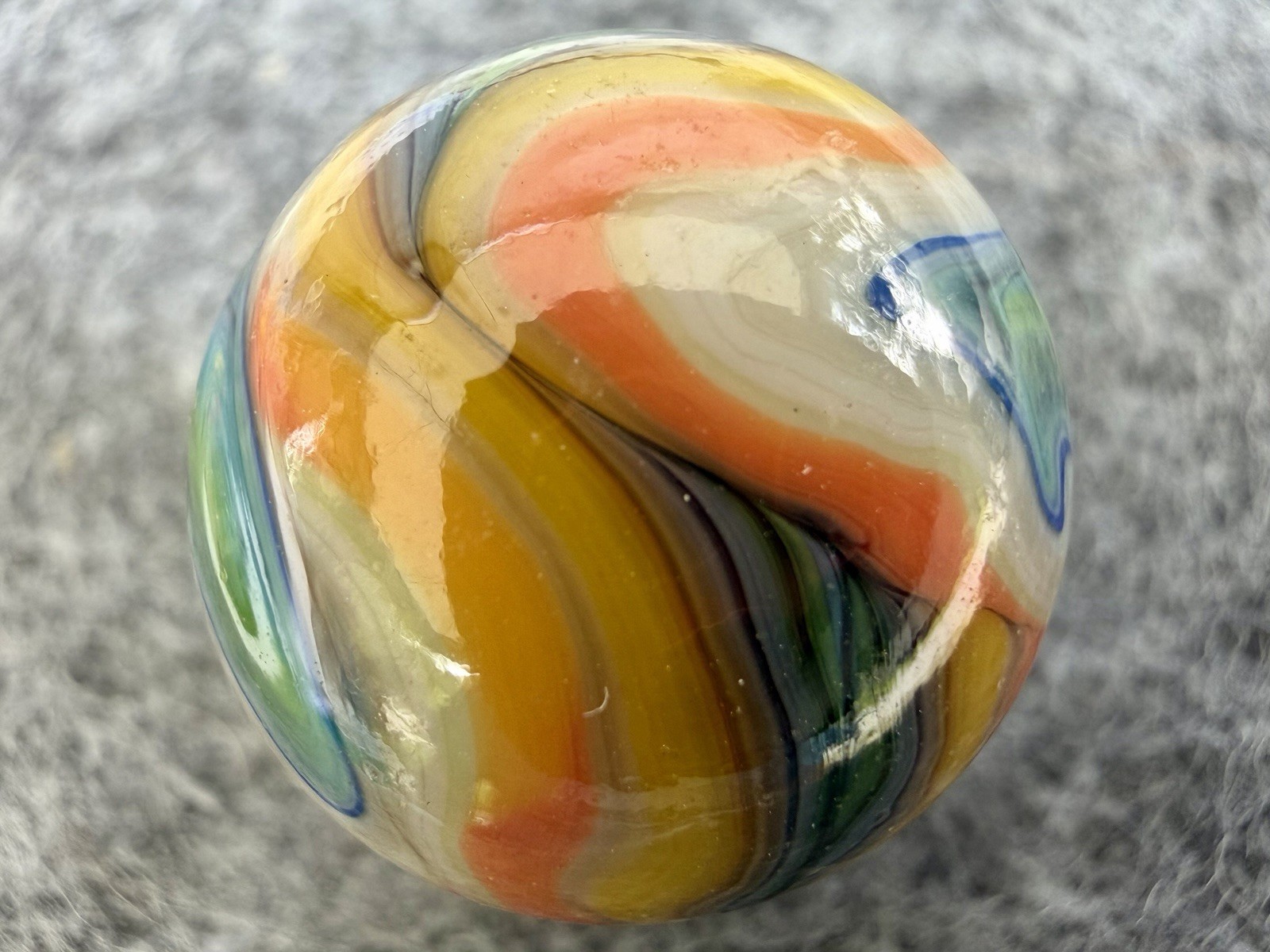 JABO Contract Marbles: Joker Salute Multi Color Busy Swirl. .745