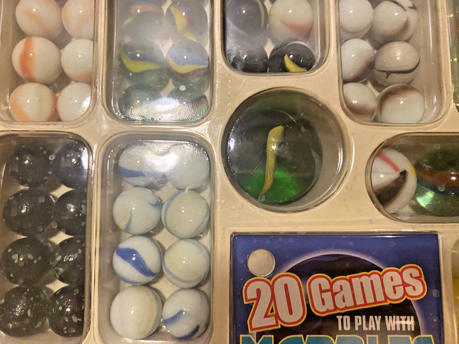 Vintage (1997) IMPERIAL MARVELOUS 106 MARBLES DELUXE SET NO. 3717 Some Box Wear