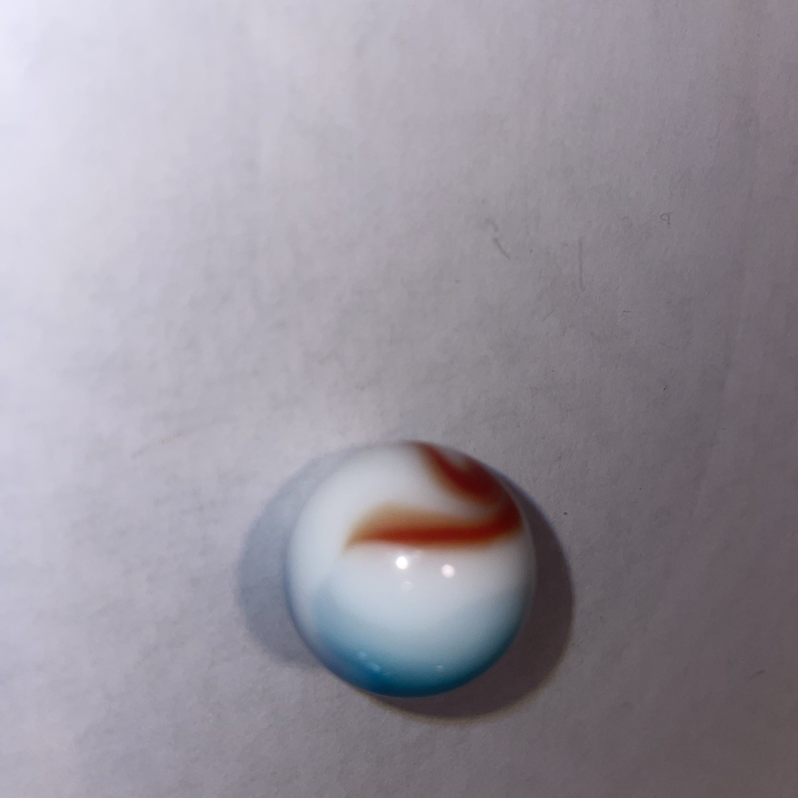 Marble King Red White Blue Liberty Shooter Rainbow Marble USA