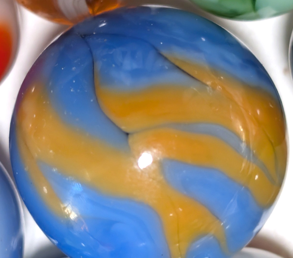 #9 Collectable Mint- Excellent Vintage Mixed Beautiful Marbles, 1930’S-1960’S