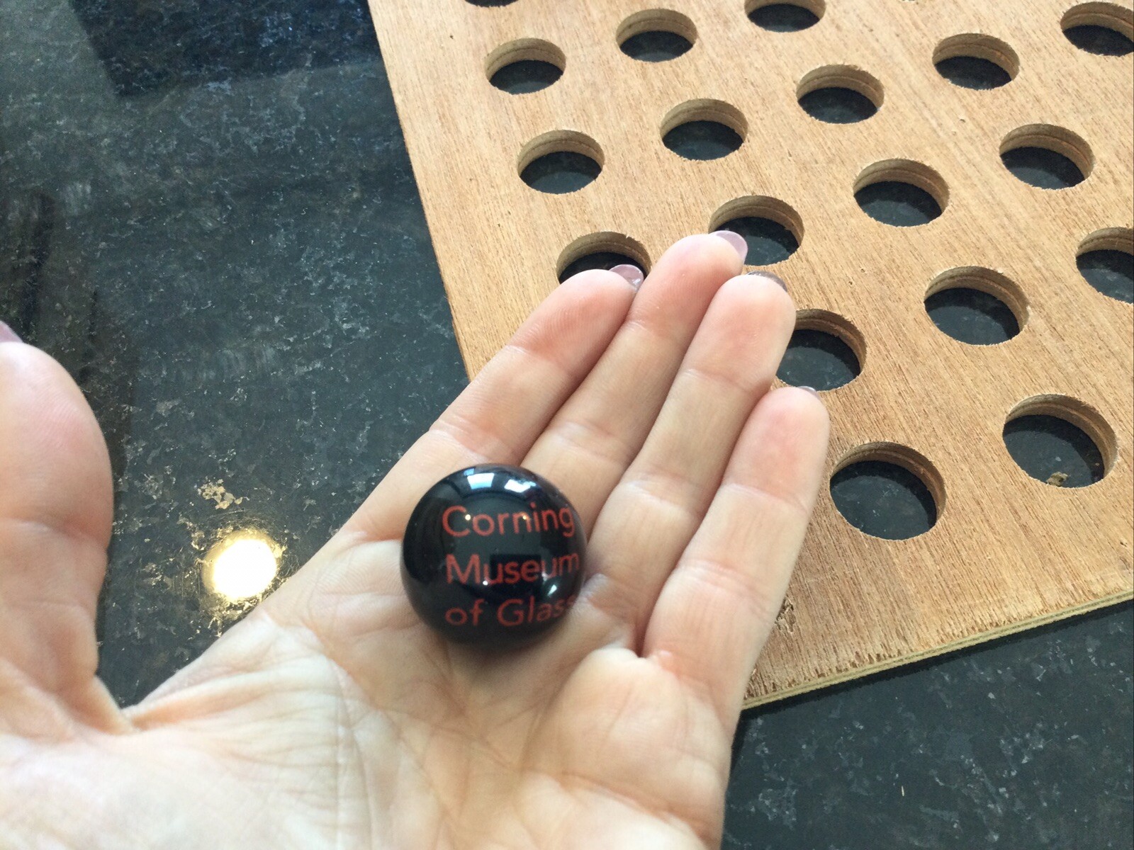 Vintage | Corning Museum of Glass | Black & Red | Rare | 1980s