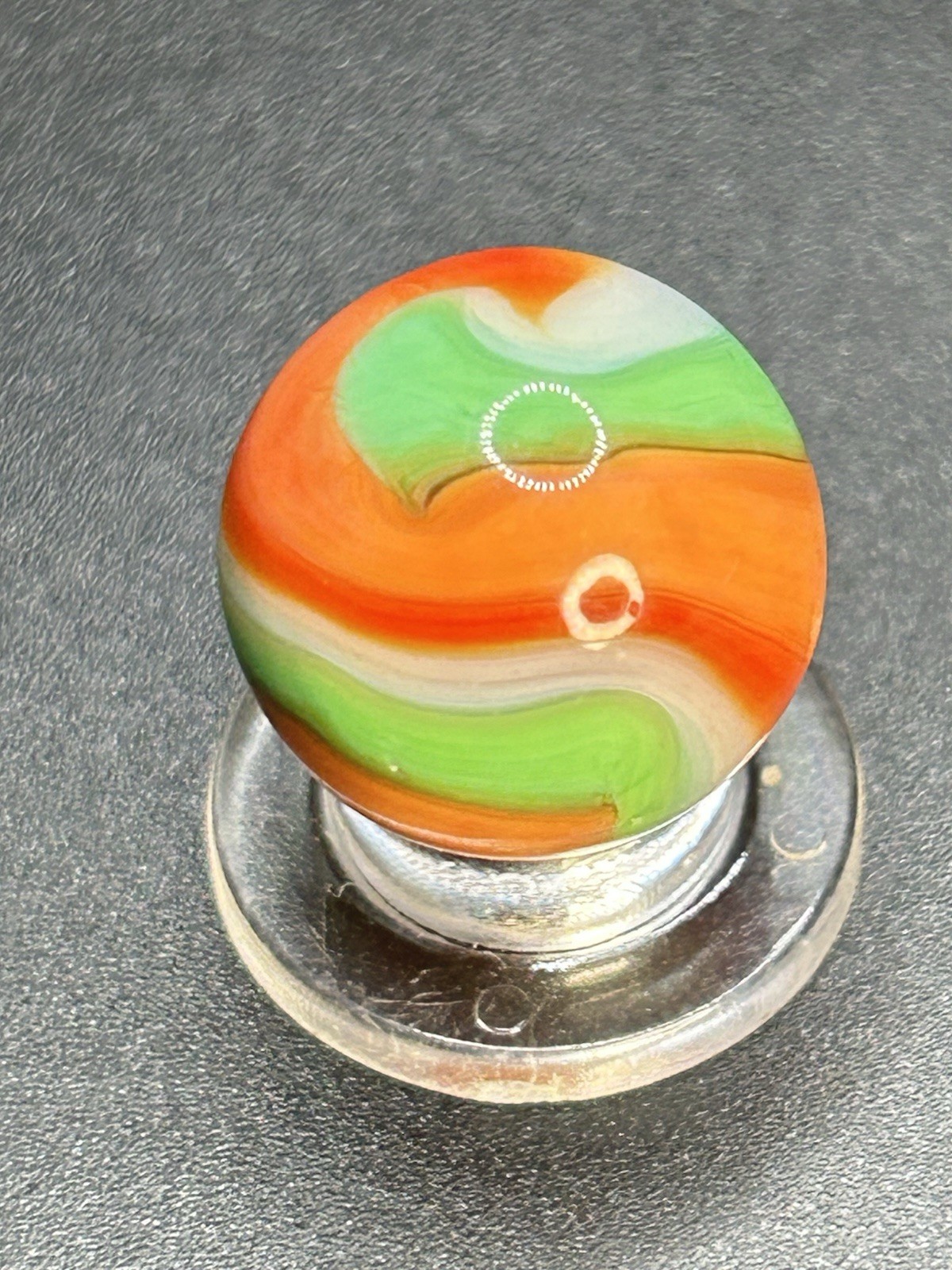 Vintage Akro Corkscrew Marble 3+ Akro Special 0.629”