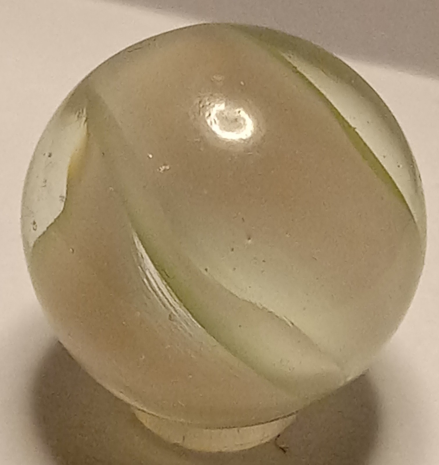 ⭐ Vitro Hybrid Cats Eye Marble Tri-Color .65 Pastel SNAPDRAGON Vintage NM+