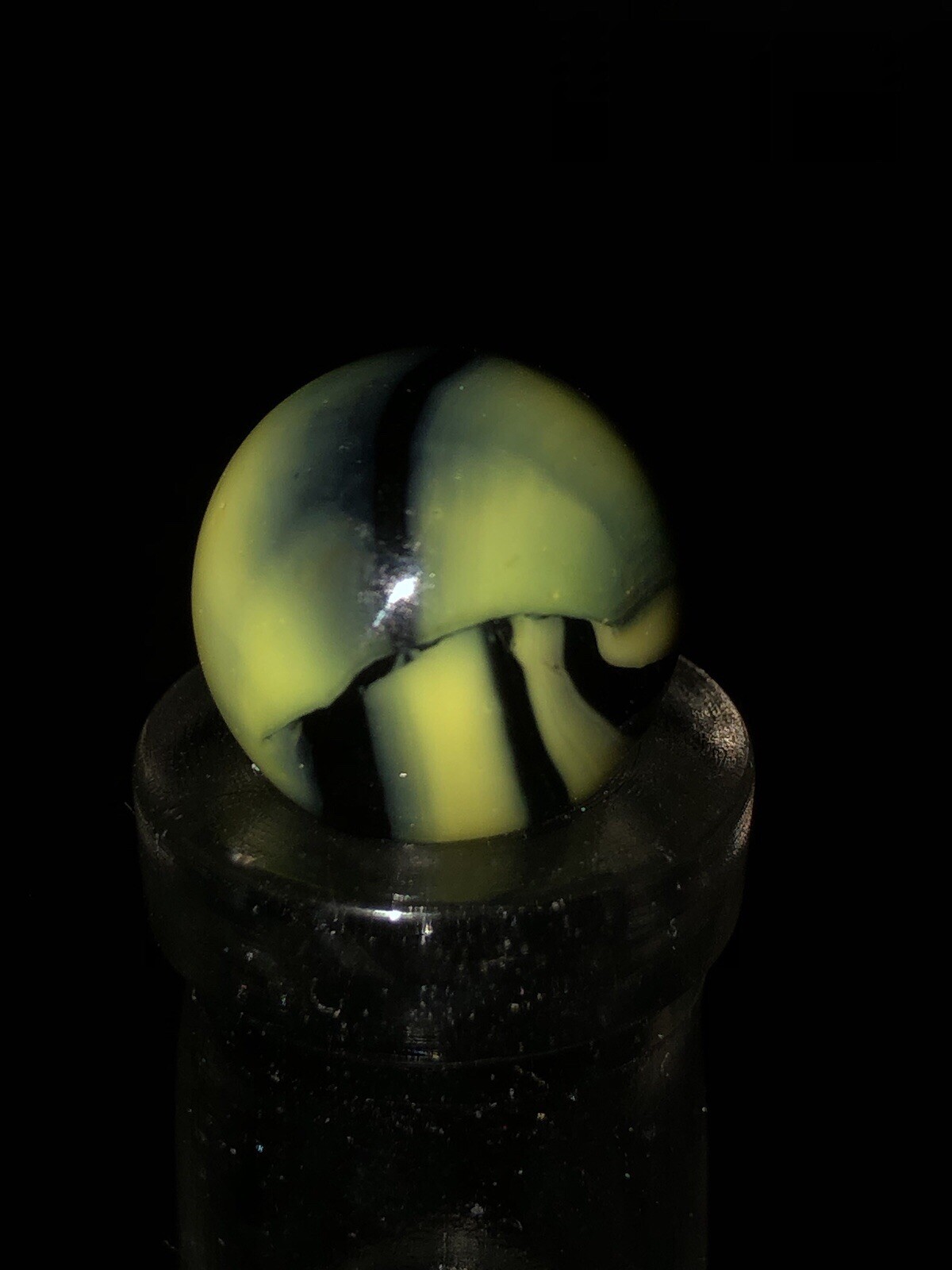 Old machine made marble wasp bumble bee gorgeous “2 FREE old ones included”