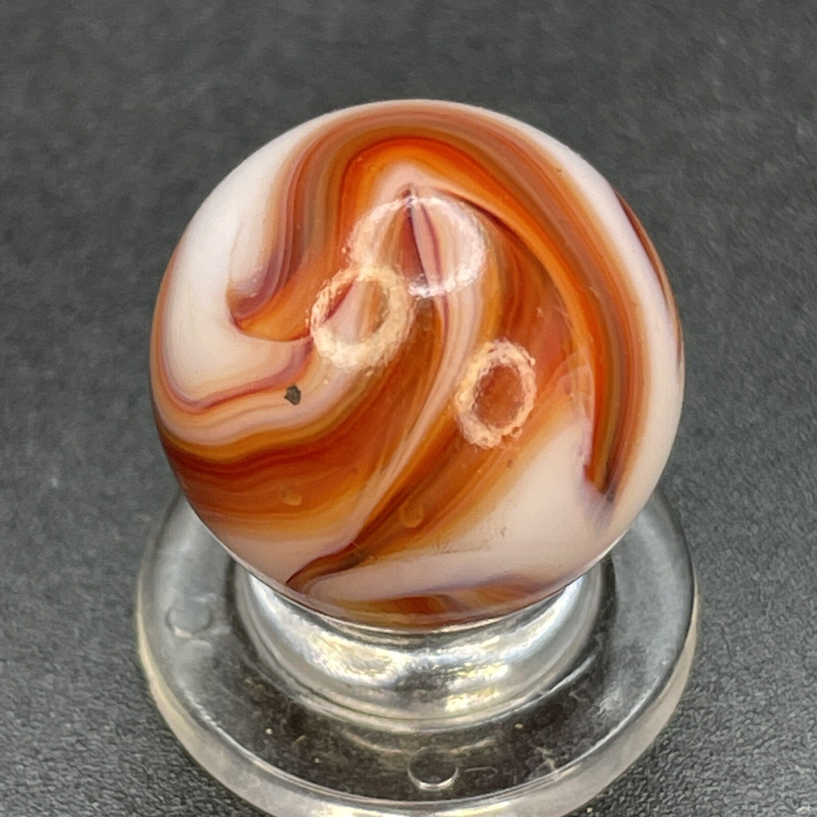 Alley Swirl Marble West Virginia Swirl Marble Vintage Marbles 0.669”