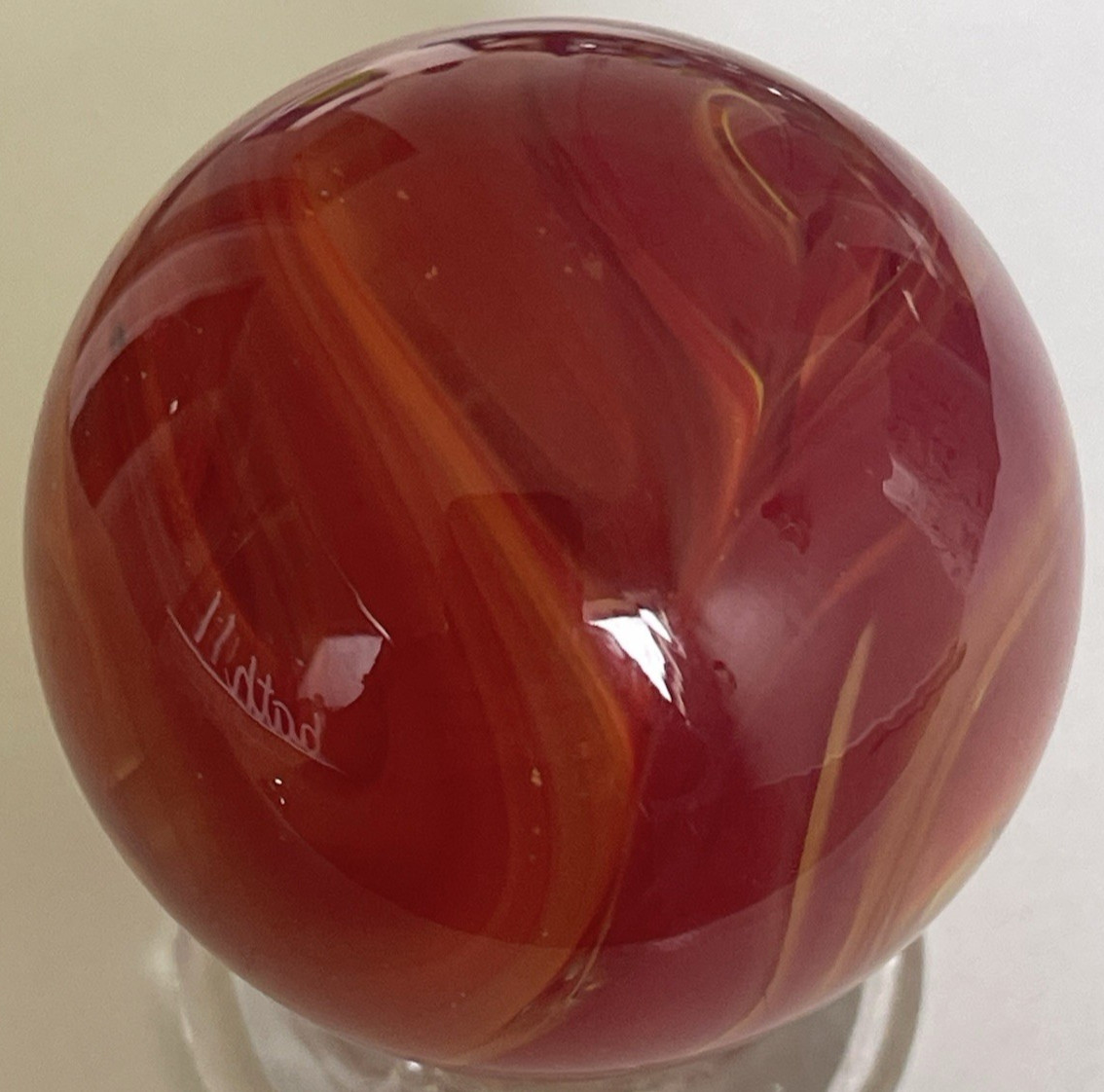 VTG 2000 EDDIE SEESE MARBLE 2nd YEAR SIGNED DATED w/ FULL SIGNATURE 2.00″ RARE 1
