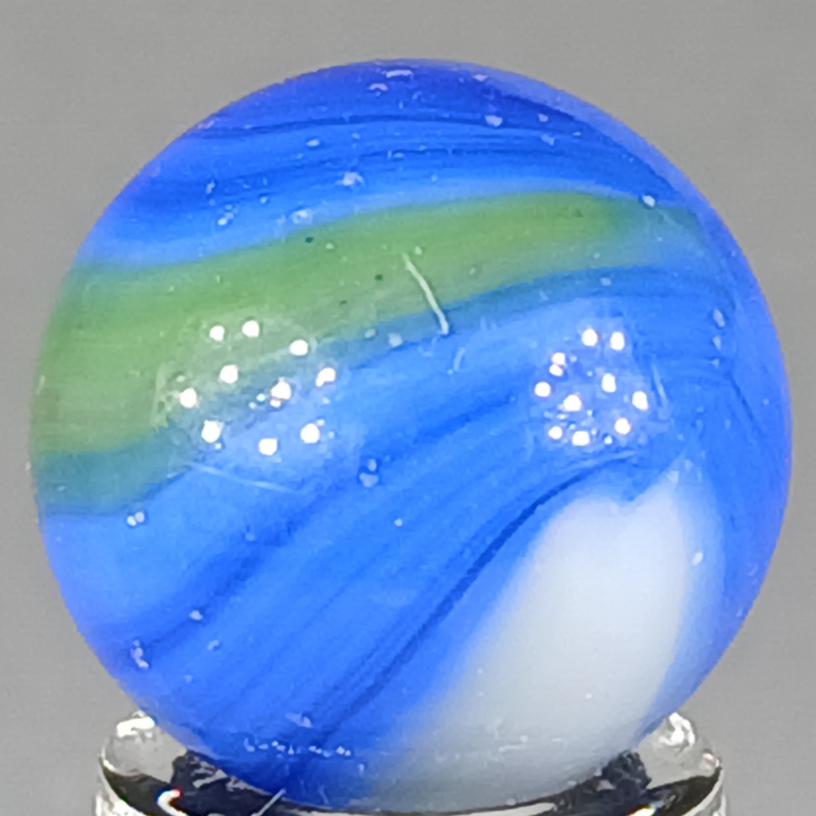 Vintage Imported Patch And Ribbon Marble .61 Inches Near-Mint Condition