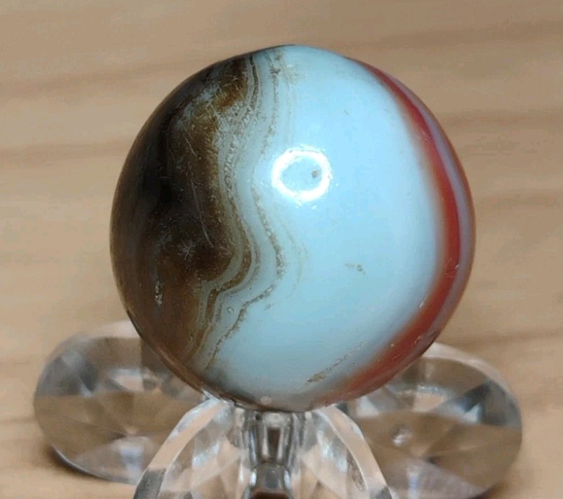 .71″ METALLIC VITRO MARBLES – VINTAGE RARE TOYS- NM+