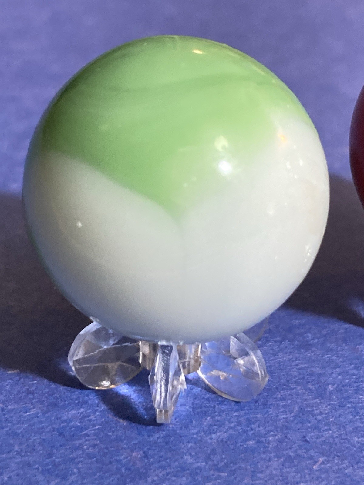 Vitro Agate Akro Agate Marble King (3)pcs Lot .96”-.97”