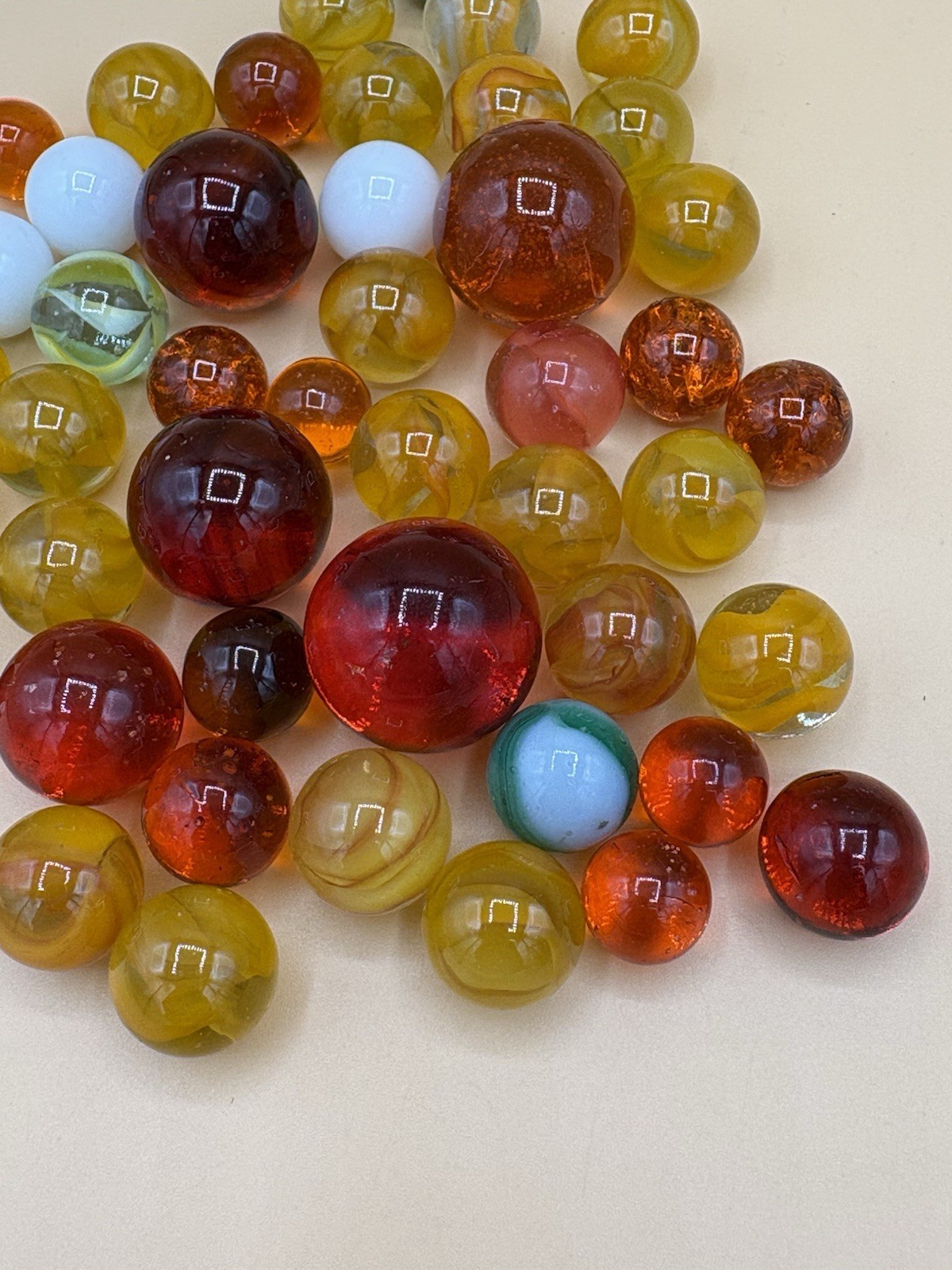 Vintage UV Reactive Marbles Lot