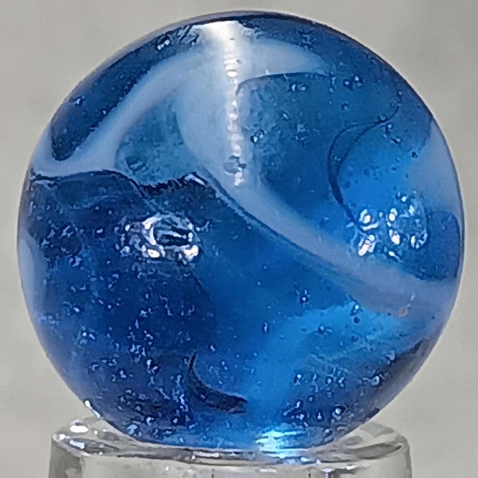Vintage Champion Swirl Marble .62 Inches Near-Mint Condition