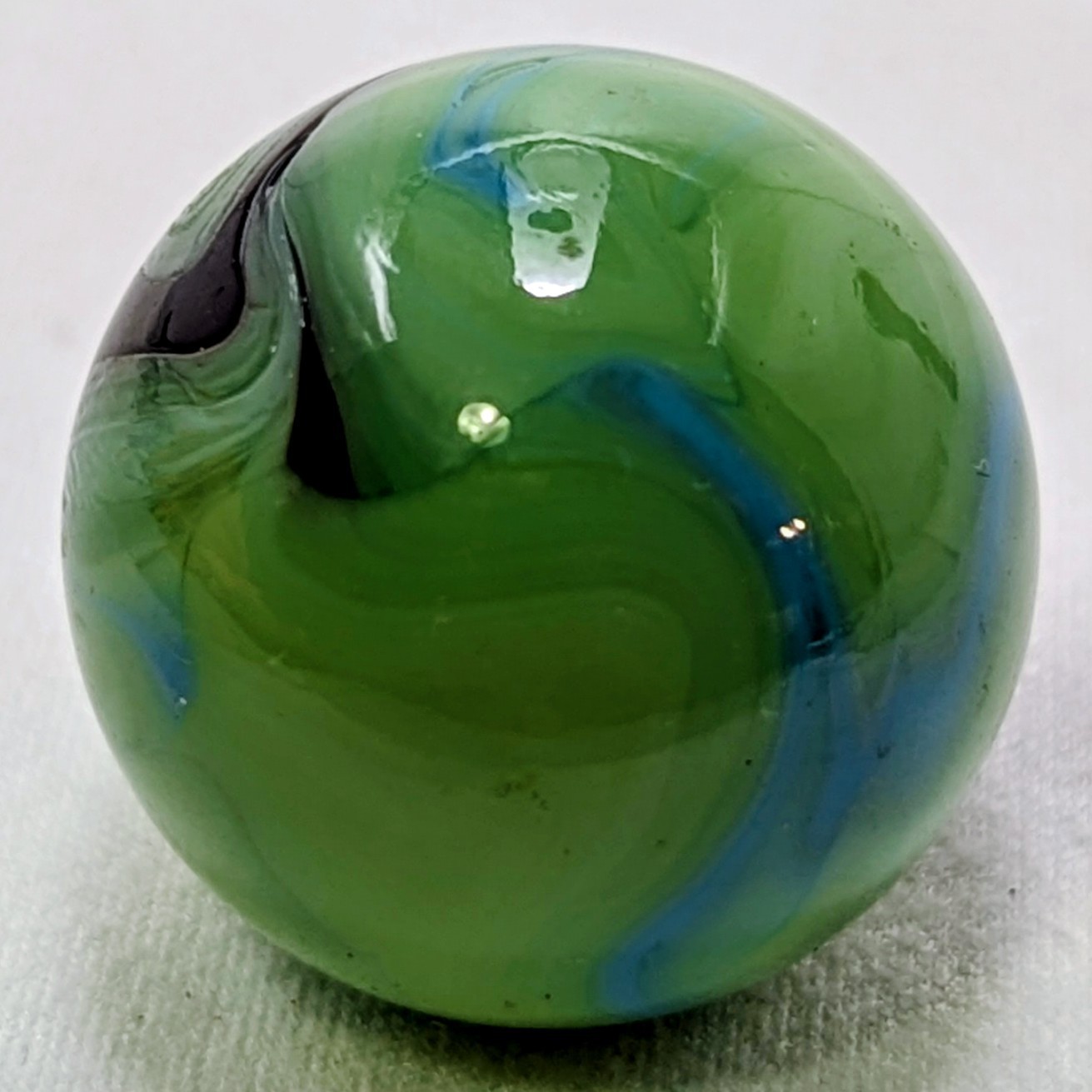 Christensen Agate Striped Opaque Vintage Marble 23.58 mm (1925-1933)
