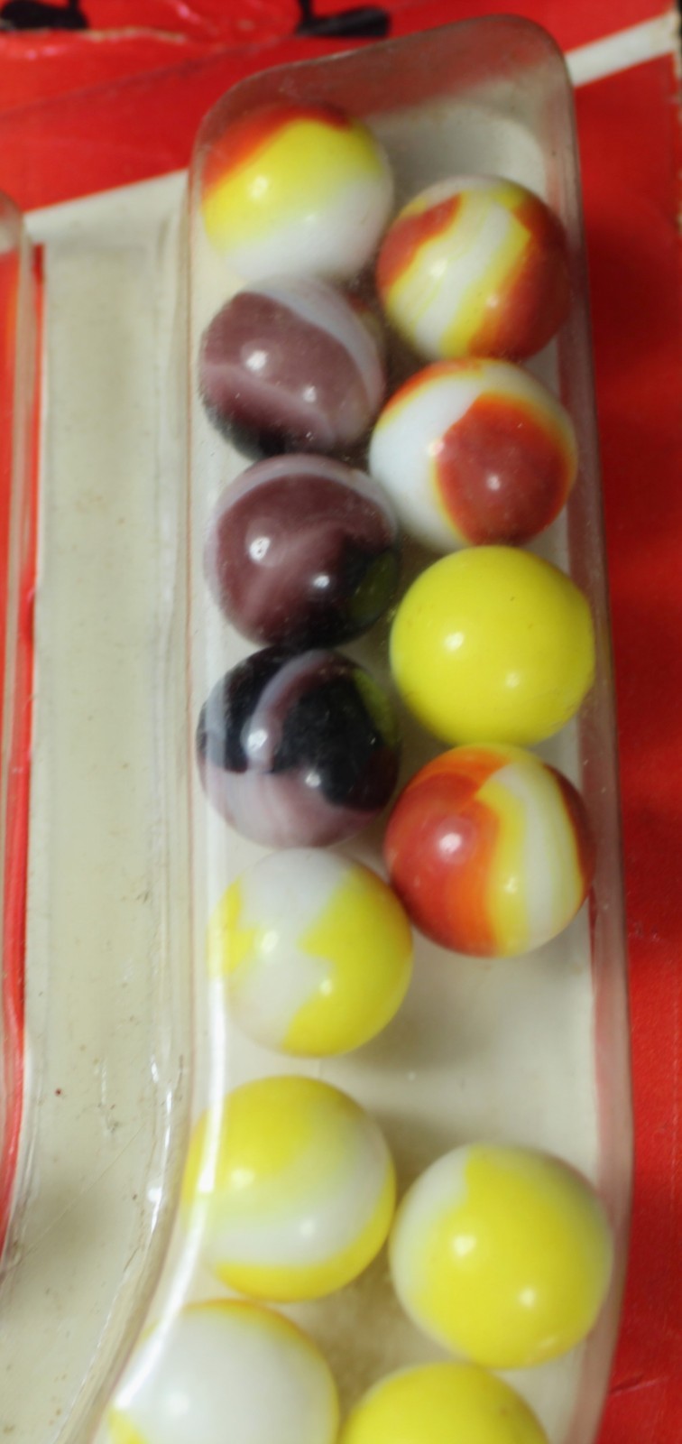 1965 Marble King (40) American Made Glass Marble MOC – New – Vintage