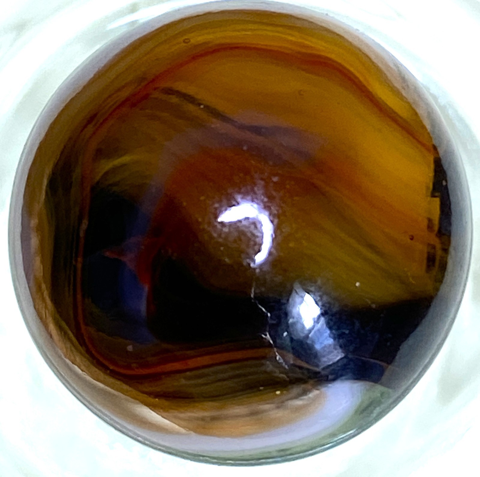 WOW ! SUPER AVENTURINE PATCH / OXBLOOD THIN LINES TRANSPARENT SHOOTER .72″ M202