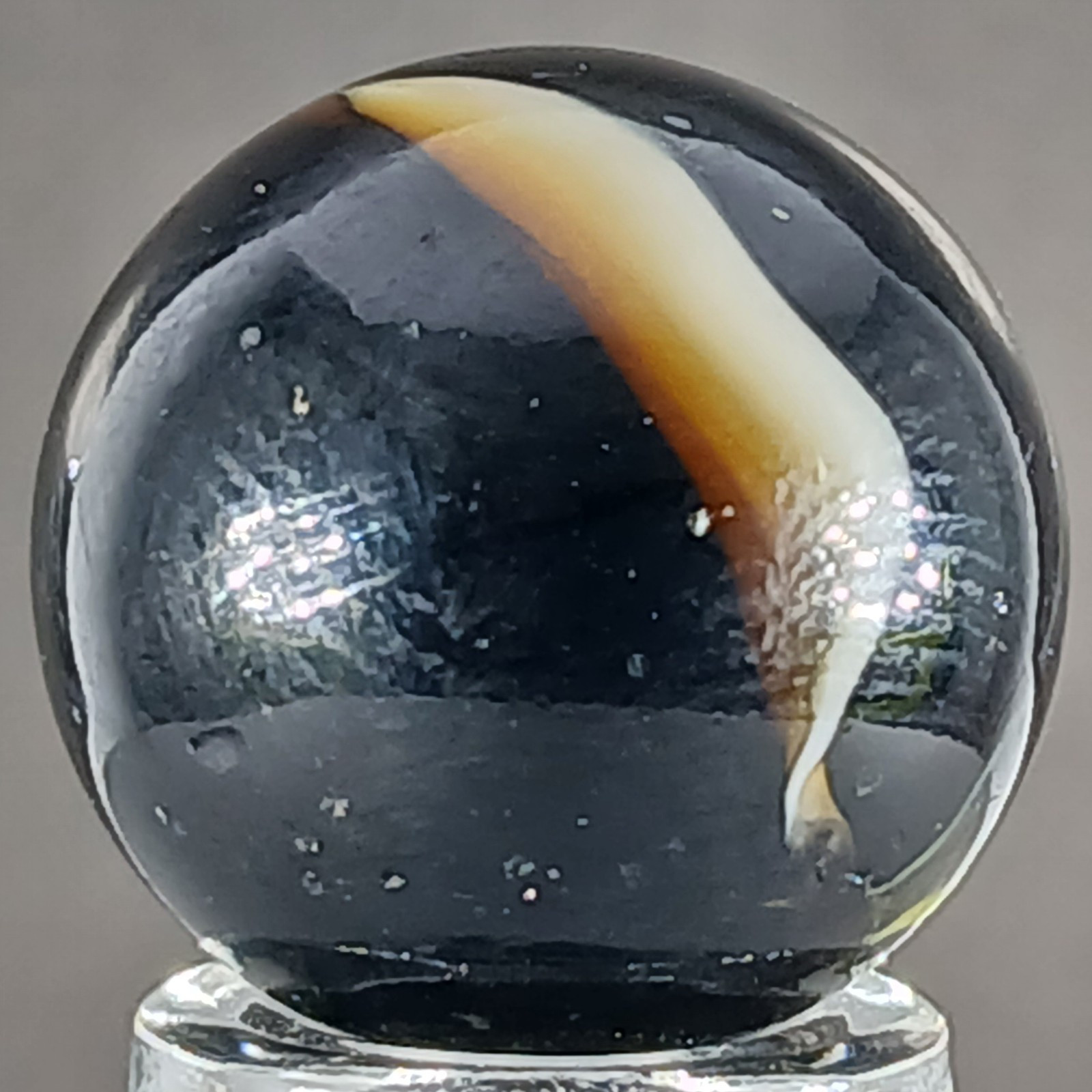 Vintage Imported Patch And Ribbon Marble .62 Inches Near-Mint Condition