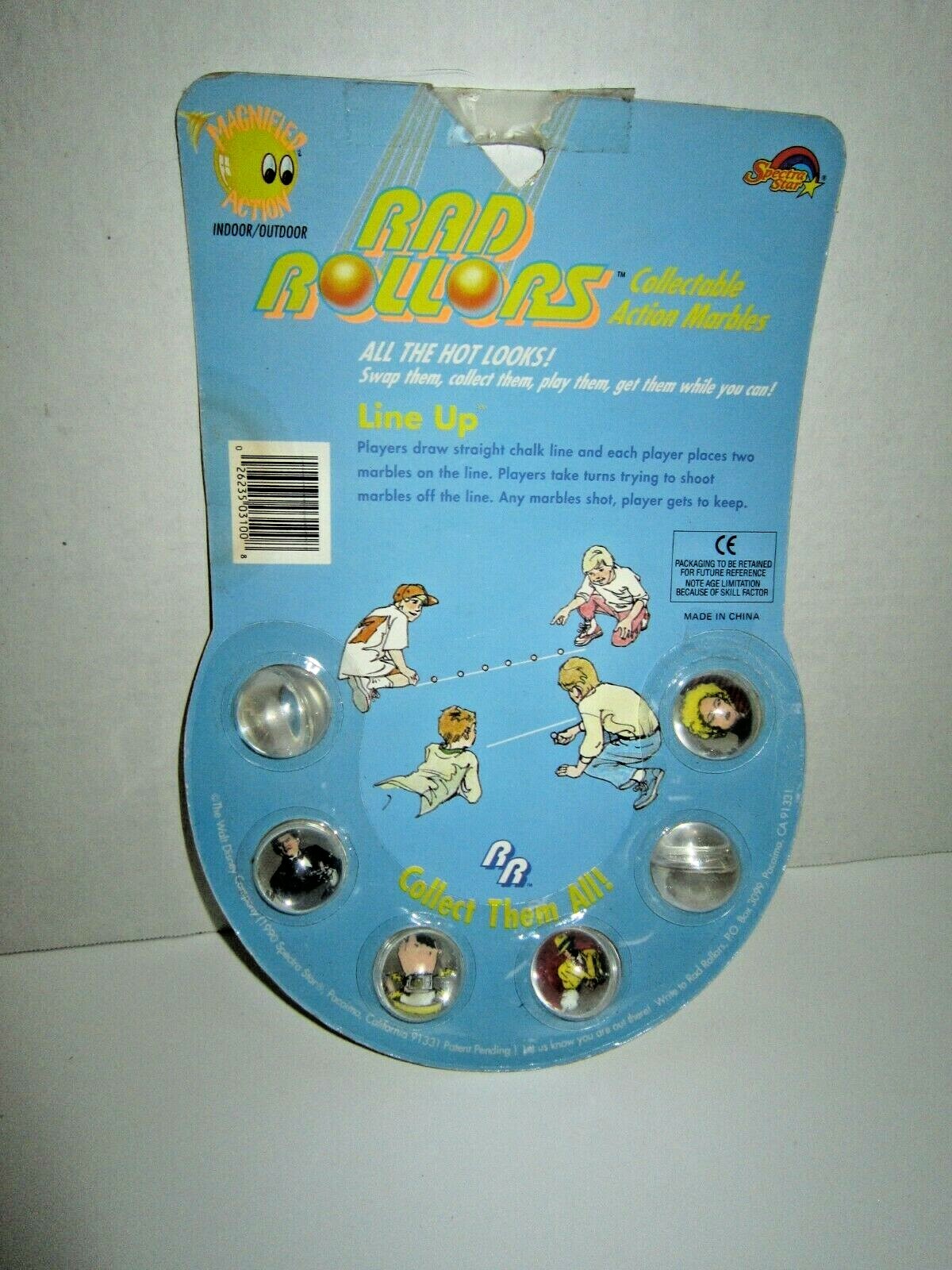 Vintage, 1990 Rad Rollors Collectable Action Marbles The Dick Tracy Collection