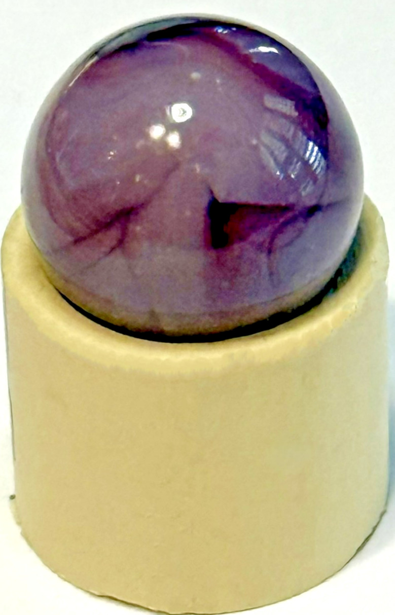 Vintage Akro Agate Co. Royal Swirl Amethyst 17/32″ Marble