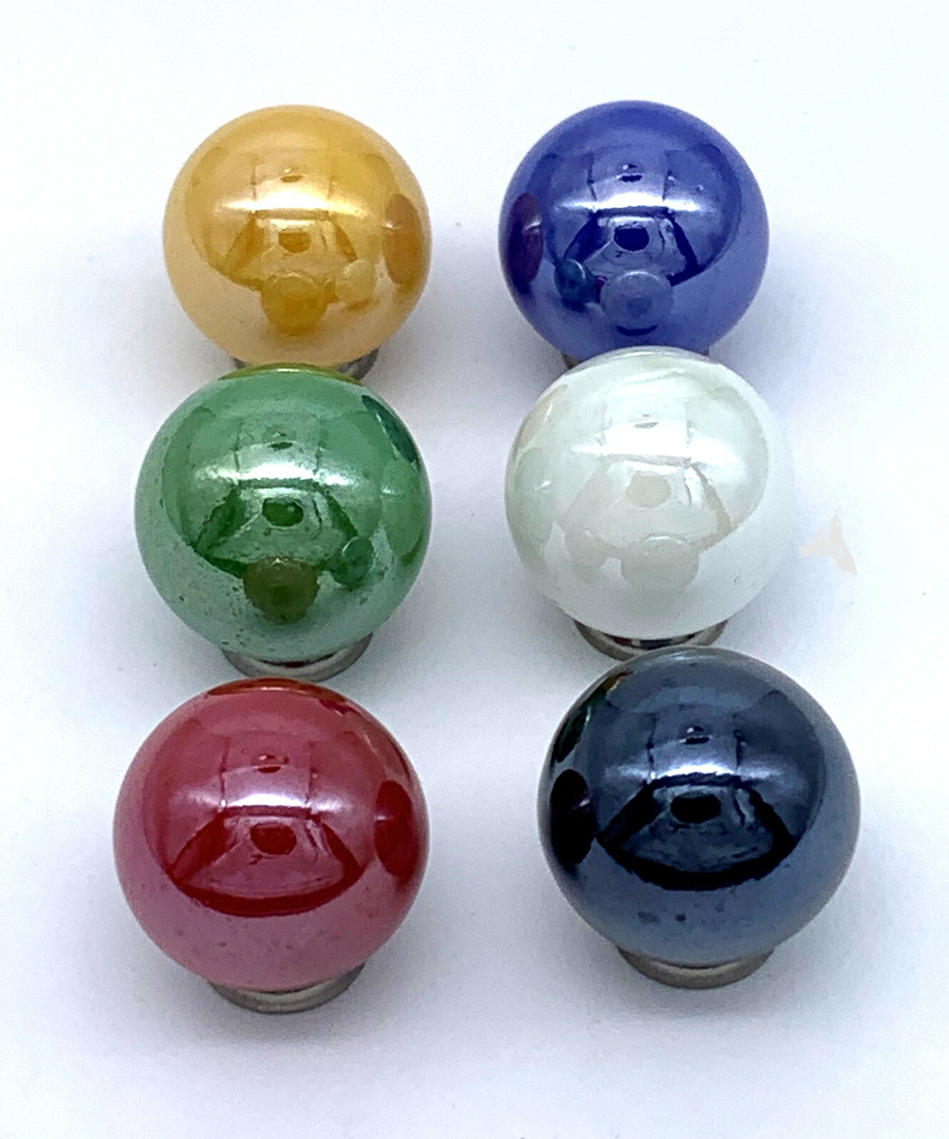 NEW 2022! 16mm Pearly Glossy Player Marbles Pk 6 Colors House of Marbles Vacor