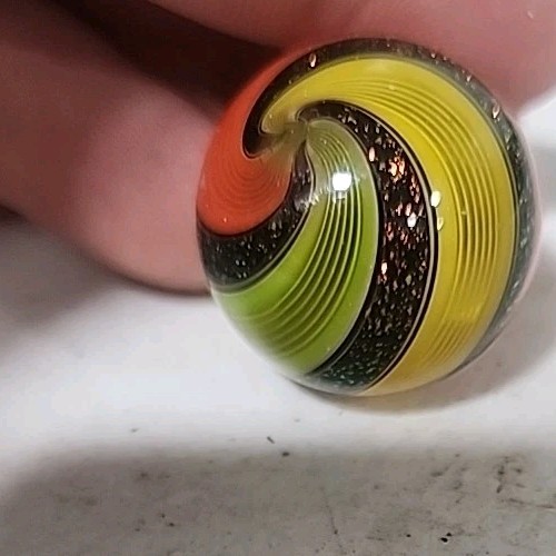 Hot House Glass? Marble 1″ Multi Color SEE PICS