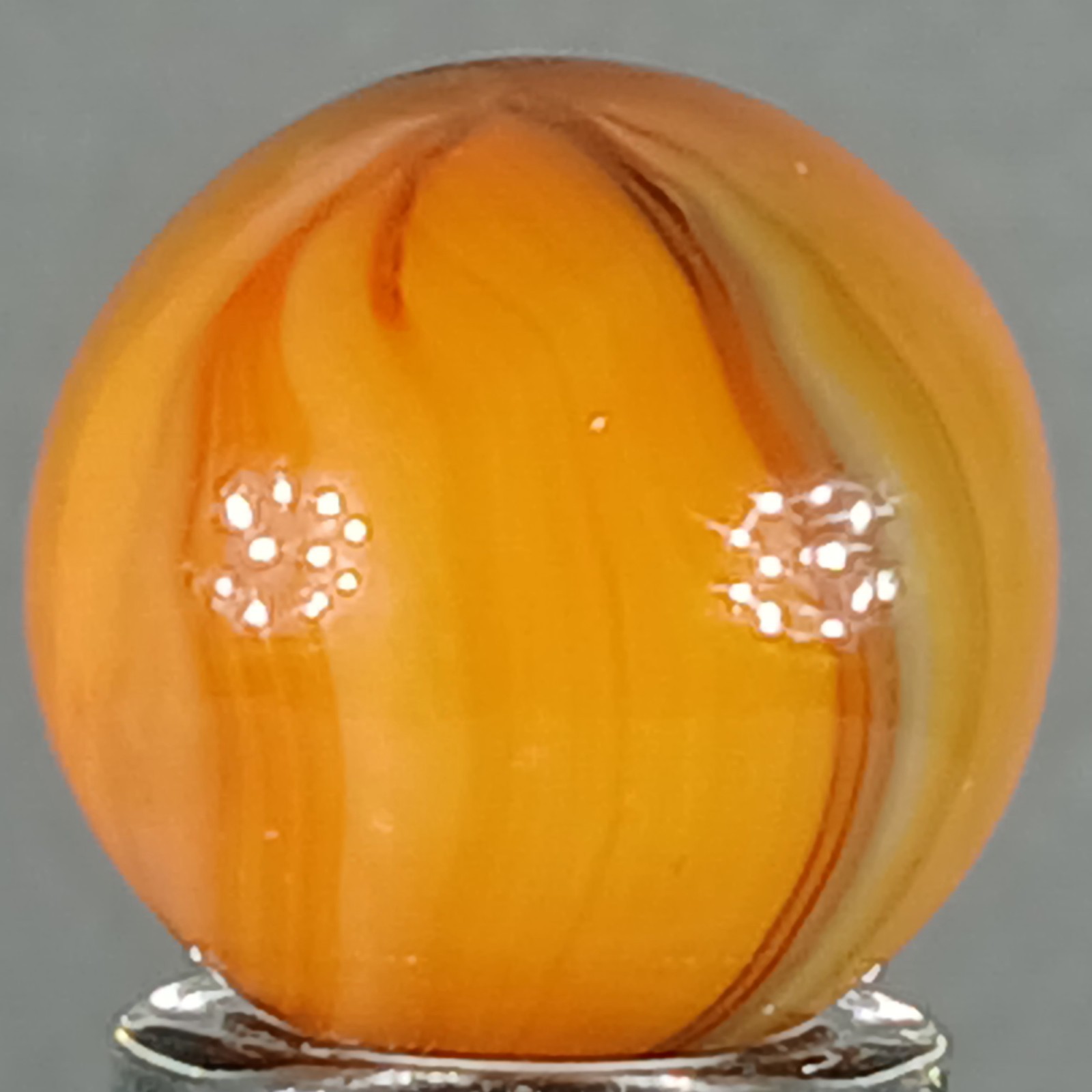 Vintage Imported Patch And Ribbon Marble .61 Inches Near-Mint Condition
