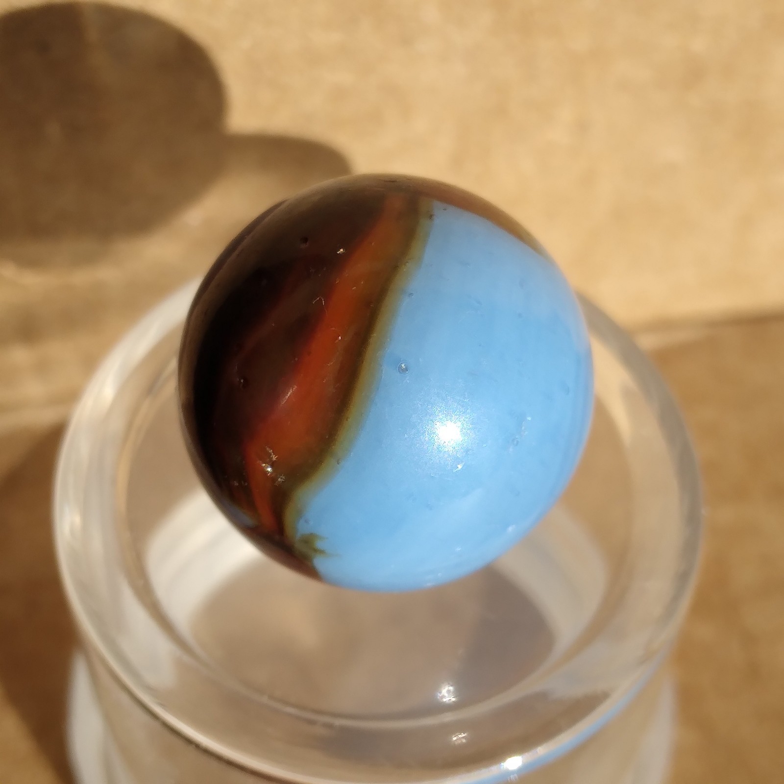0.61″ Vintage Marble- Peltier Kokomo Vitro Akro Christensen