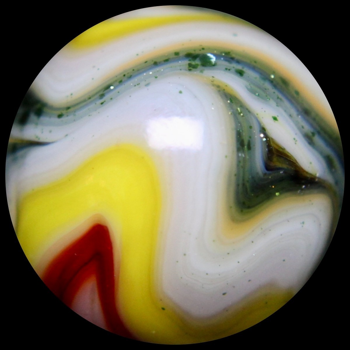 JABO Indian Summer Collector Series: Rare & Mint Golden-Green Aventurine 0.761″