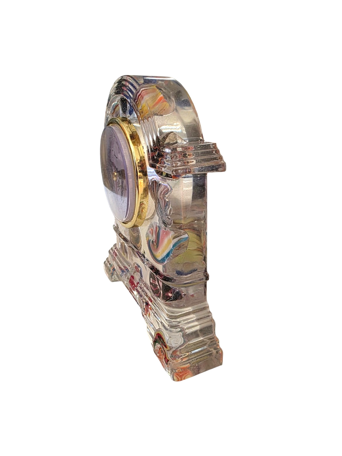 Sammy Hogue & Eddie Seece Cullet Clock Resin Made Outer 6 ” x 5.5″