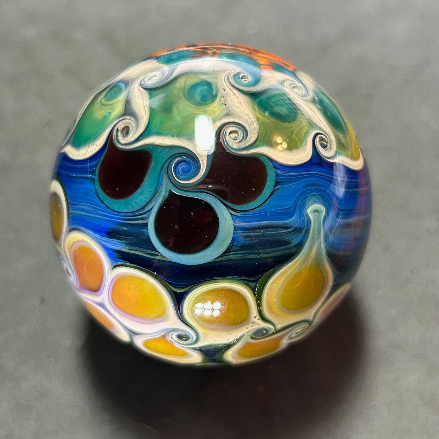 Chris Rice 2.25″ Art Glass Marble