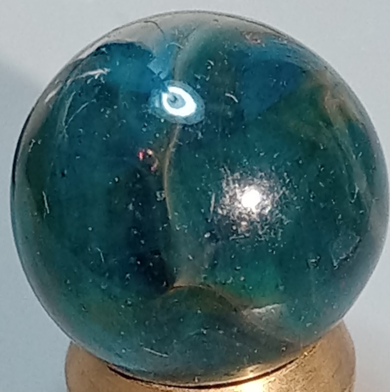 SCARCE LIMITED PRODUCTION Davis Marble Works WV Swirl Pennsboro 1947-48 DAZZLING