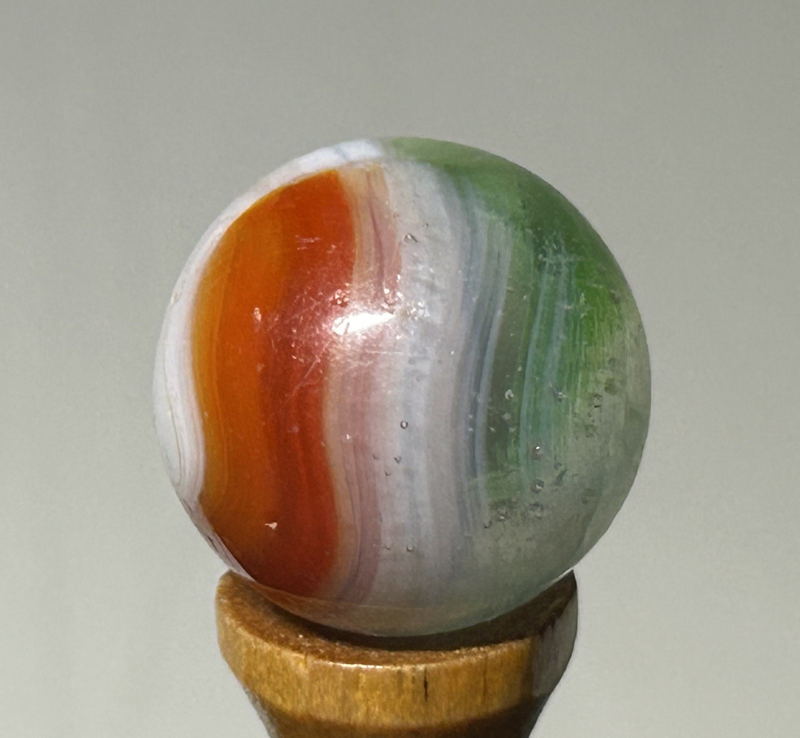 Vitro Agate Tri Lite Marble .63” NM(+)