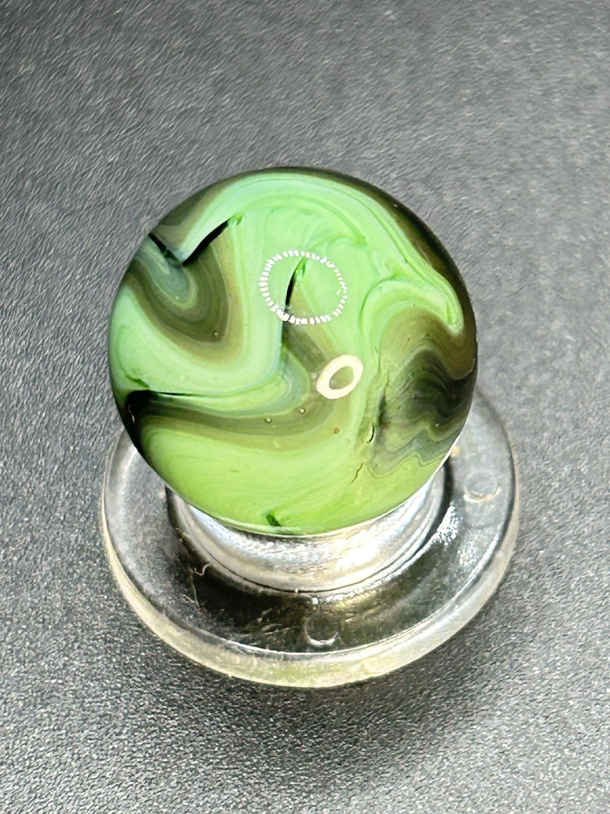 Vintage Alley Agate Pistachio Marble 0.629”