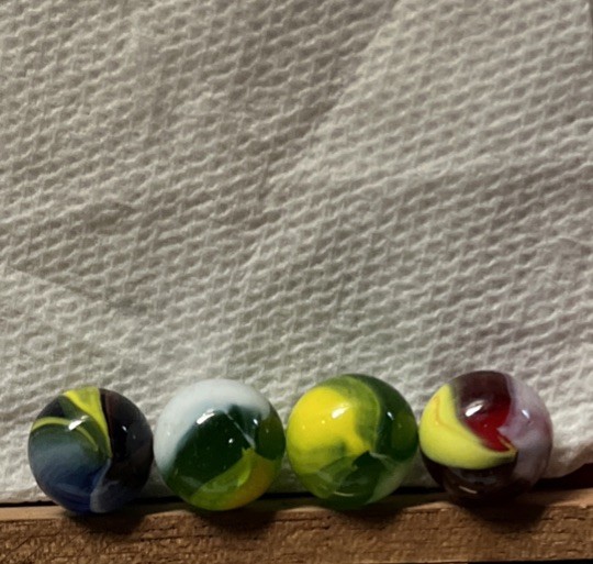 Vintage Marbles Lot Swirl Patch Translucent Marble King Peltier Agate