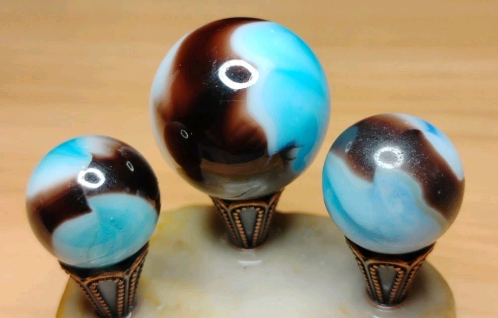 .85″-.58″ VITRO MARBLES LOT X3🔥 NM UNIQUE