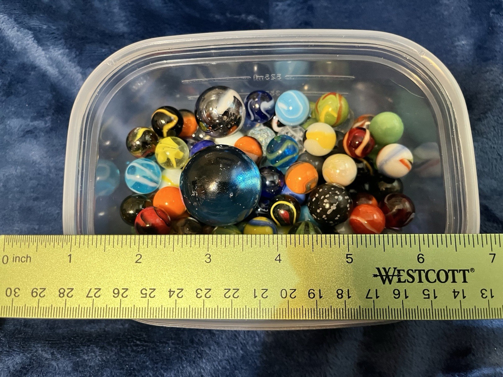Nice Marble Lot From Estate Sale Approx A Pound And A Half Fast Shipping