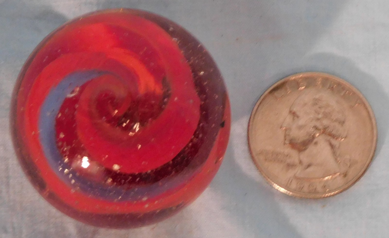 Andy Davis Contemporary Handmade Marble, 1 9/16″ Diameter, #67F