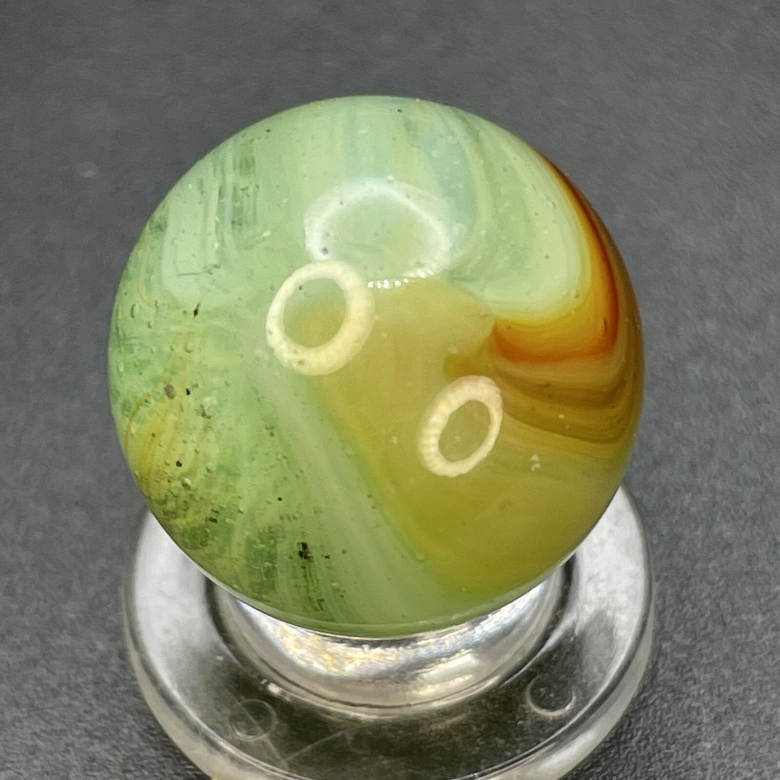 Master Sunburst Marble Multi Color Master Sunburst Marble Vintage Marbles 0.669”