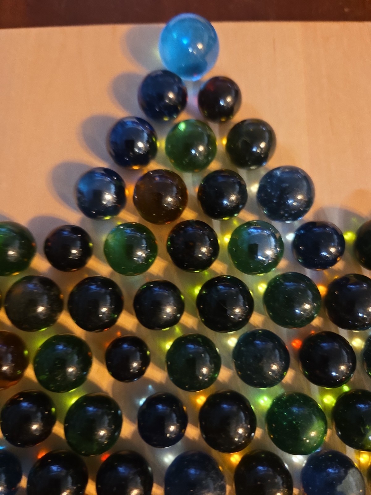 Clearie Marbles Lot Of 121 No Clear Clearies